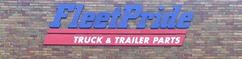 FleetPride Dimensional Plastic Letter Business Sign
