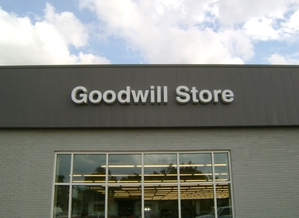Goodwill Store Dimensional Plastic Letters