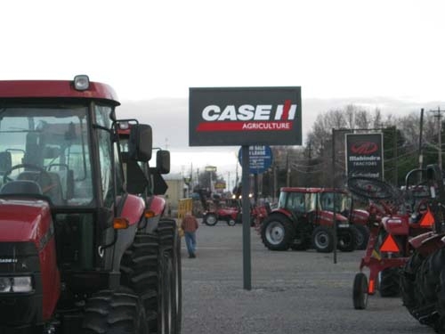 Case IH Agriculture pylon sign