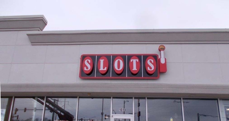 Slots Channel Letter LED Business Sign