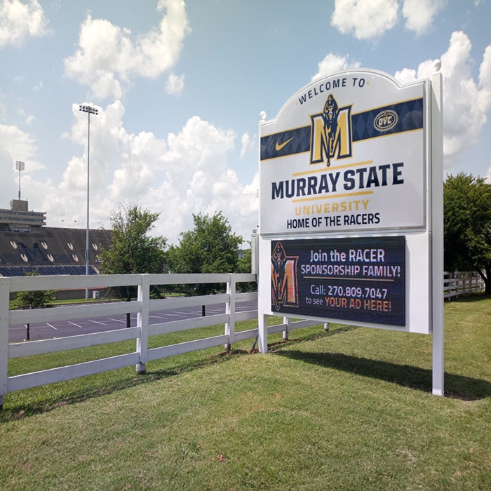 Custom Monument Sign for Murray State University Custom Monument Sign for Murray State University