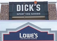 Dicks' Sporting Goods & Lowes Dicks' Sporting Goods & Lowes