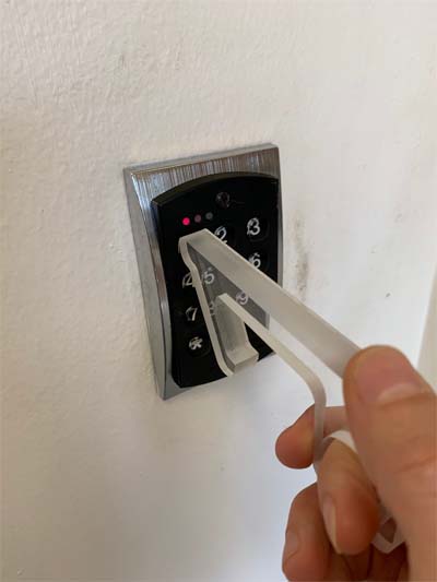 Extruded finge for push buttons Extruded finge for push buttons