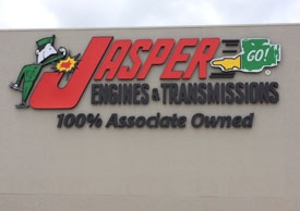 Jasper Engines & Tramissions Channel Letter Sign Jasper Engines & Tramissions Channel Letter Sign
